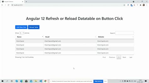 This is simply the default state of auto refresh as the user can always change it by clicking the button. . Refresh table on button click angular